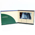 Free Sample Limited Video in LCD van de Omslagfabriek Met de hand gemaakt Groetboek 7 duim Videobrochure voor Promo