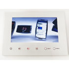 De video in Omslag Pu LCD van de 10,1 duim videobrochure promotie het schermlcd videoboek met leerdekking voor zaken nodigt uit
