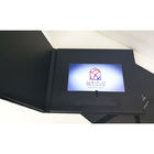 LCD van de Brochure 10.1 Duim van Pu VIF het Video Videoboek van het het Scherm Echte Leer met Leerdekking
