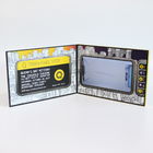 LCD Video van de Kaart de Videobrochure plus Druk in Boek Navulbare 300-2000mA Batterij