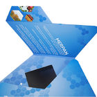 Douane Hexagon Video in Omslagbrochure, de Video Navulbare Batterij van de Uitnodigingskaart