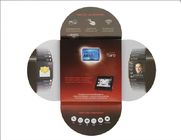 videoAdreskaartje van de 2.4 duim het ingebouwde batterij, navulbare digitale videobrochure