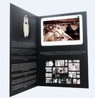 CMYK-druk videoboekje, lcd video mailer voor Bedrijfsuitnodigingsgift