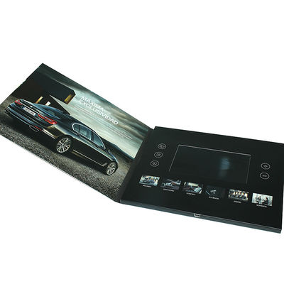 CE ROHS  Video LCD Brochure Custom Printing Paper Crafts With A5 Real Estate Touch Screen