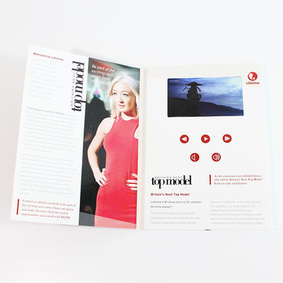 A5 Document Digitale Videobrochure Mini - de Functies van USB-poortmuti voor Reclame