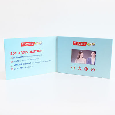 A5 Document Digitale Videobrochure Mini - de Functies van USB-poortmuti voor Reclame