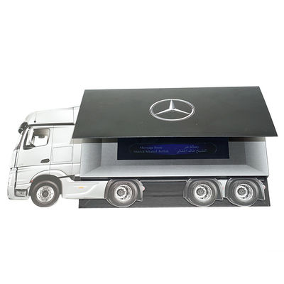 Bedrijfsgift 5 &quot; IPS het Scherm Videobrochure, Videobrochurekaart, Lcd Videobrochurekaart met 210x165mm UVbrochuredruk