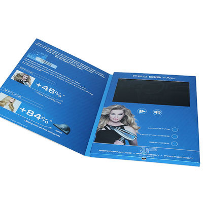 De vrije steekproef beperkte Video in de Leveringsdouane van de Omslagfabriek wifi Videobrochure van het 10 duimtouche screen met Uw APP