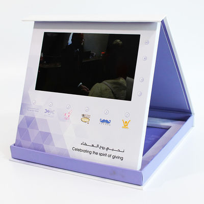 De vrije Video van Steekproefshenzhen in Omslagfabriek levert 7 duimlcd de Video van de Vertoningstribune IN Module van de Omslag de Videobrochure