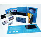Video in Omslag Free Sample Limited 5“ Met de hand gemaakte Promotielcd Videobrochure met vrije USB-Kabels en CMYK-Druk