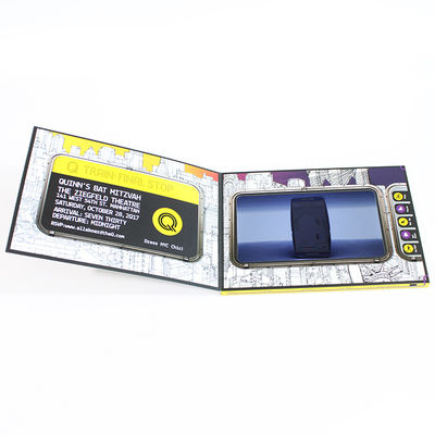 VIF Free Sample TFT Video Booklet for Invitation CMYK pritned brochure  lcd video greeting card for opening veremonies