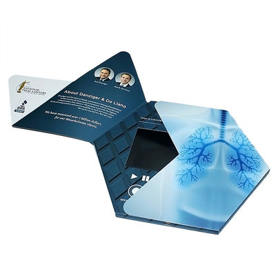 VIF Custom Gift Digital Birthday Cards 7 Inch Rechargeable Lithium Batteries With 2GB Memory