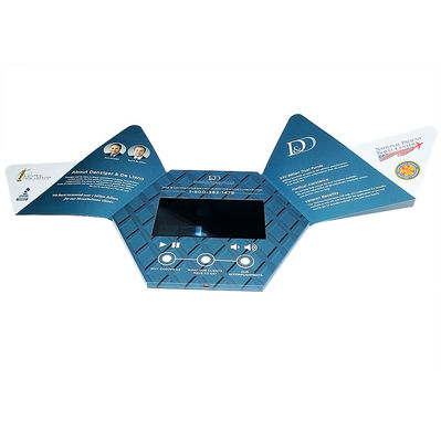 VIF Custom Gift Digital Birthday Cards 7 Inch Rechargeable Lithium Batteries With 2GB Memory