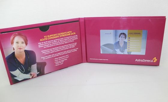 2 - 8 GB memory Full colors Rechargeable Video Mailer for fair display