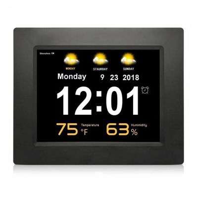 256MB digitale klok met datum en temperatuur met 8 het“ Grote Schermvertoning